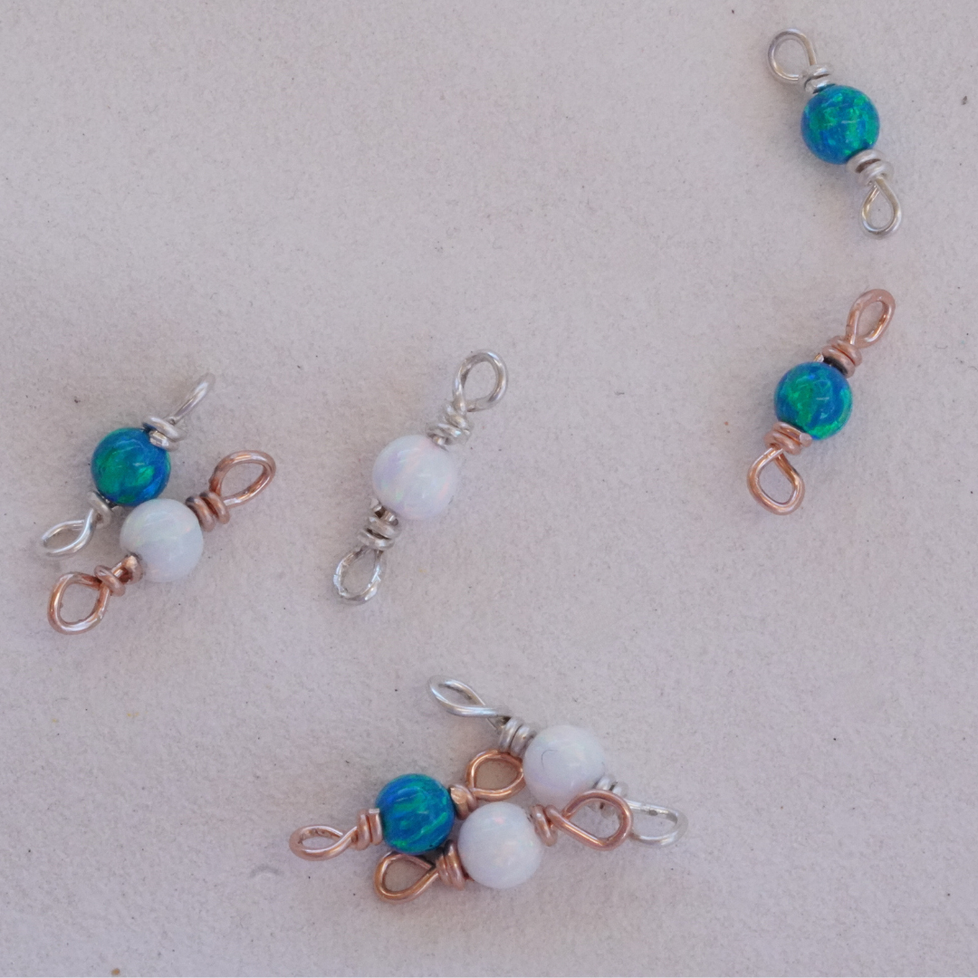 5 pack 4mm Lab Opal connectors