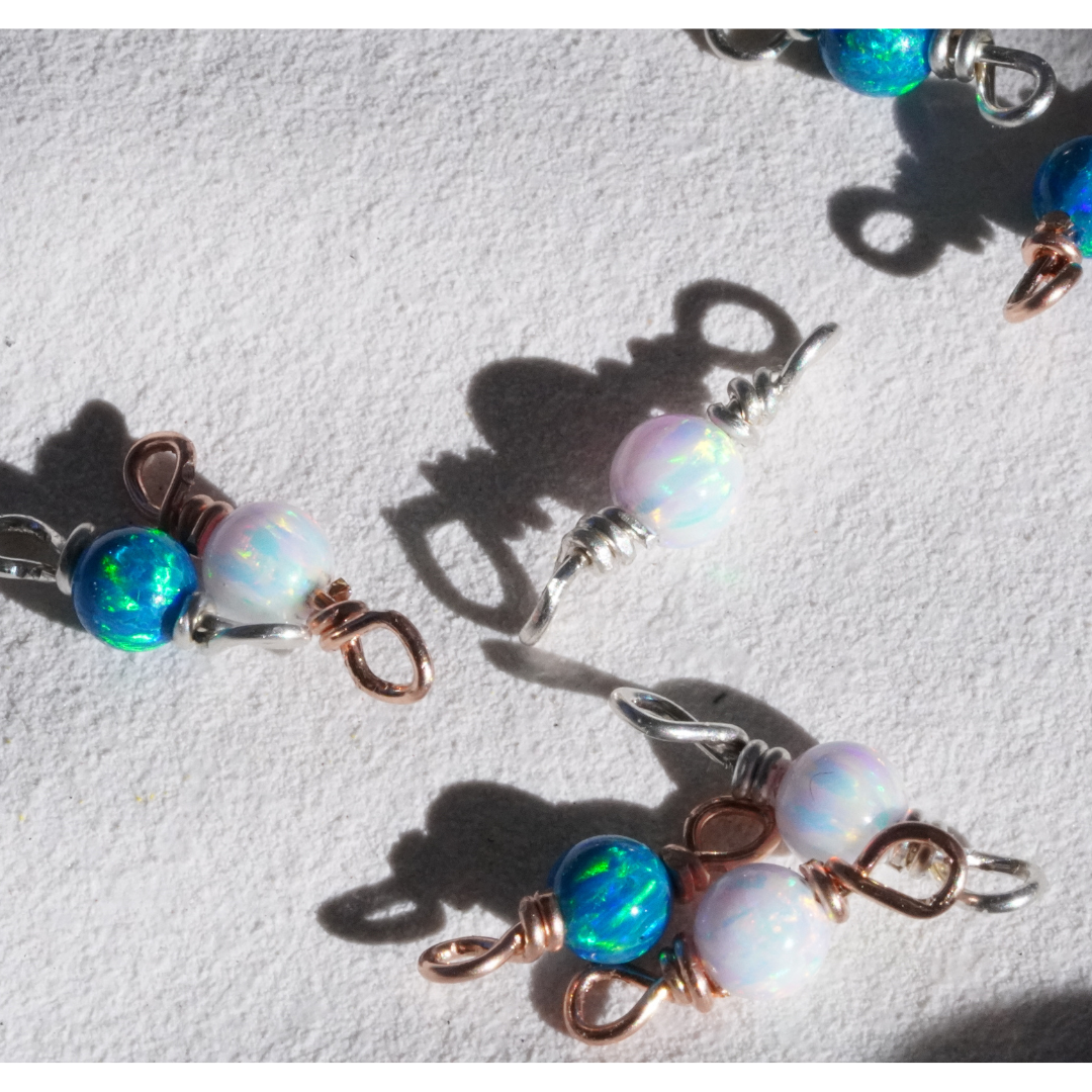 5 pack 4mm Lab Opal connectors