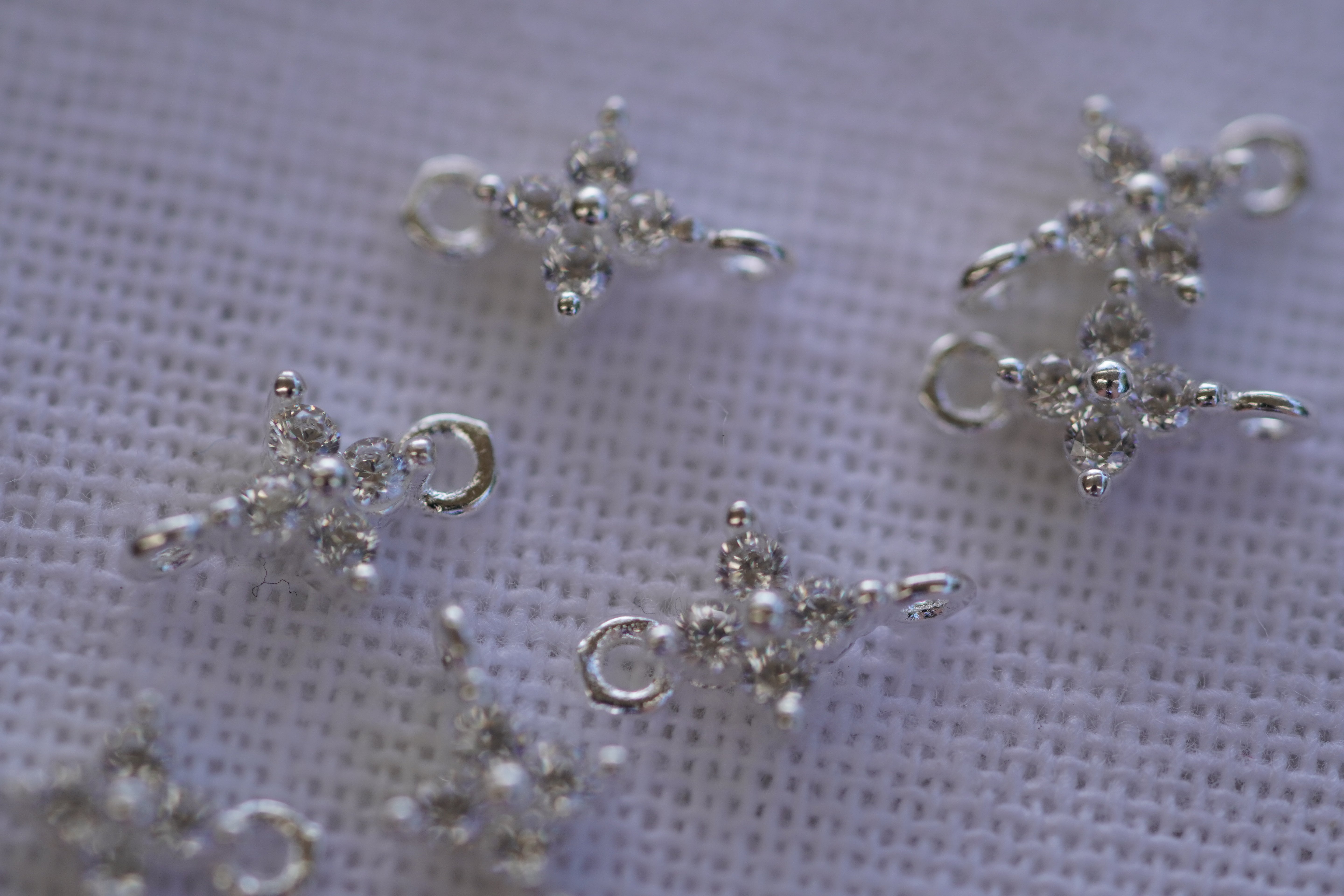 Sterling Silver Flower Linking Charm