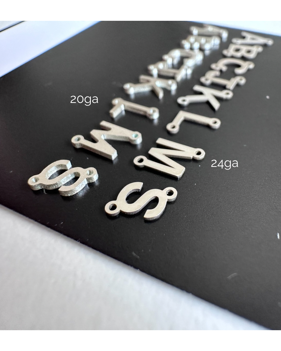 Initial Letter Charms Middle Linking Medium