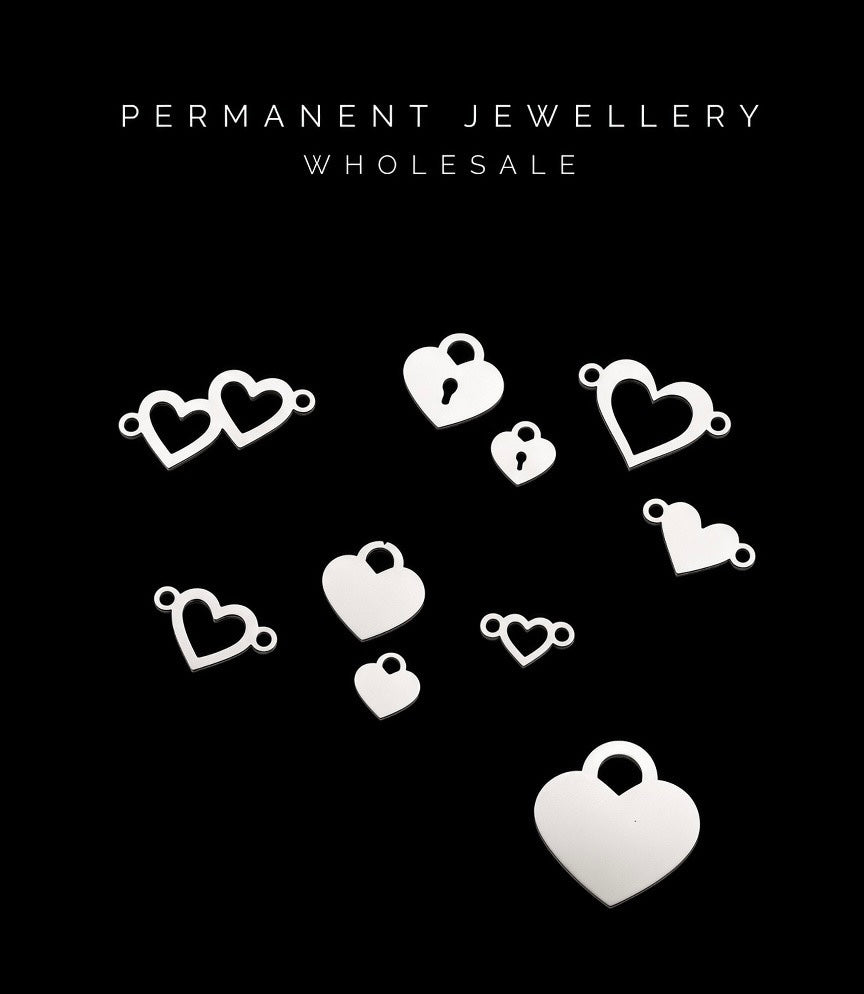 Love heart Charms