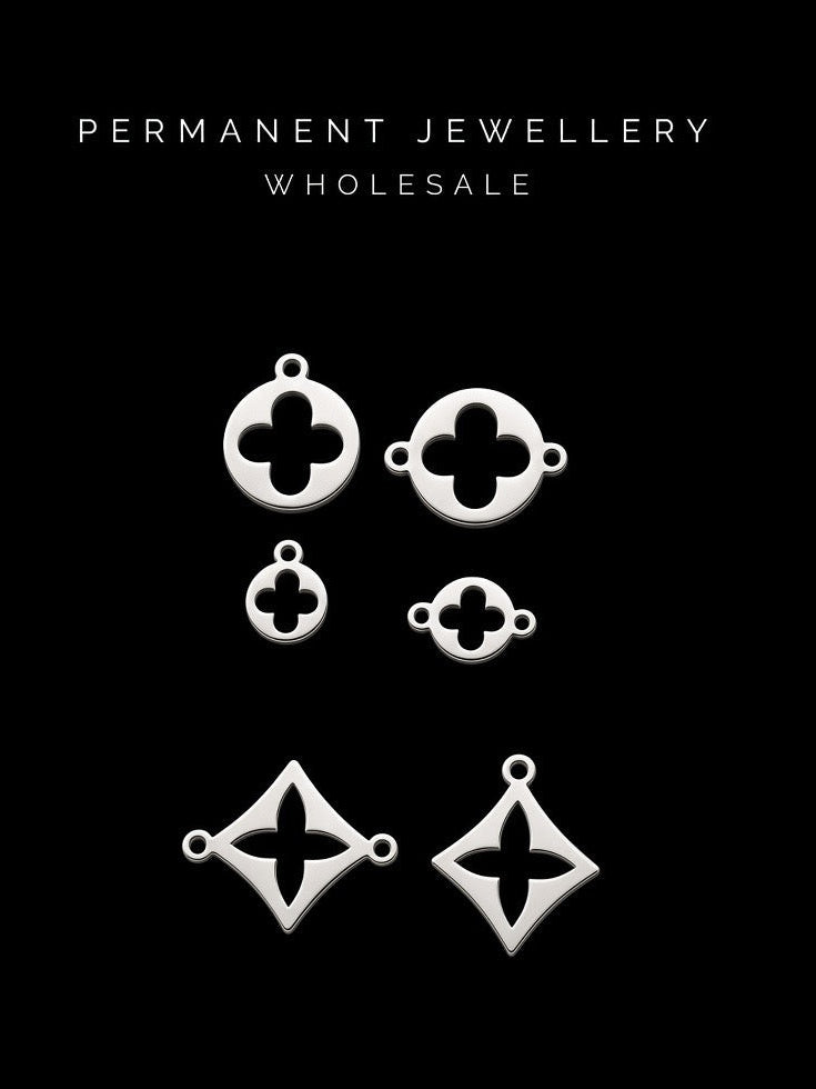 Charms Clover & Flower