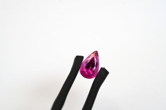 Rubellite Pear Cut 1.36 carats