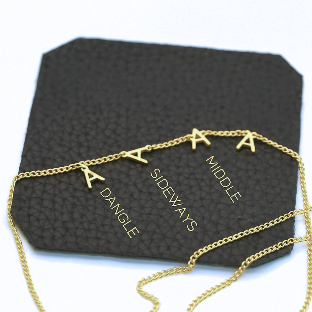 Initial Letter Charms-14k Gold filled