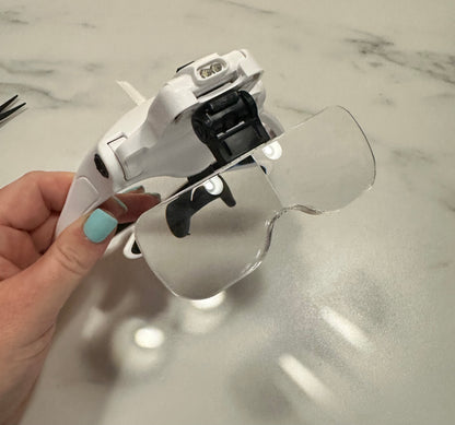 Magnifier LED Glasses