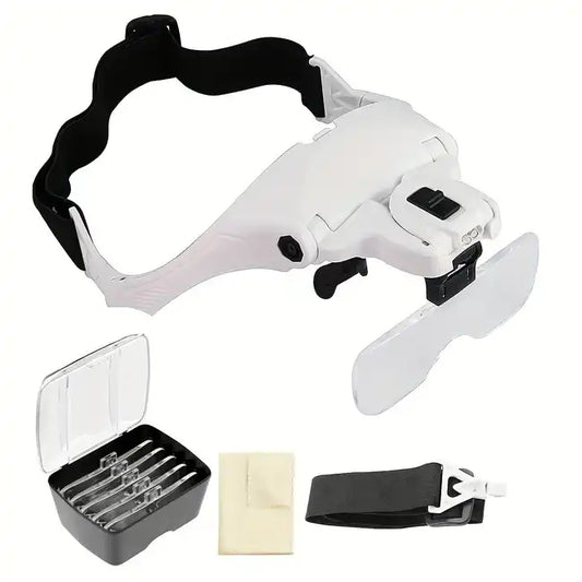 Magnifier LED Glasses