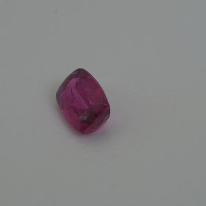 Rubellite Emerald Cut 2.96 carats